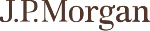 J P Morgan logo.
