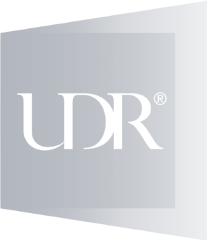 U D R logo.