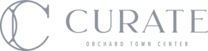 Curate Orchard Town Center logo.