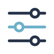 Unique filters icon.