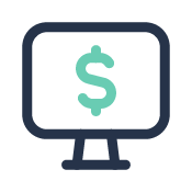 Live pricing and availability icon.