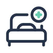 Student housing icon.