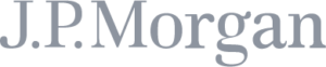 J P Morgan logo.